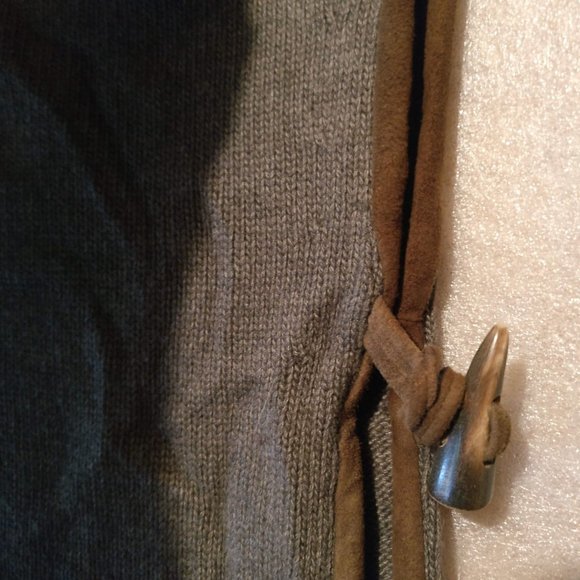 Massimo Dutti Gray WOOL+CASHMERE+ANGORA Cape Poncho Pullover w/Measurements - Picture 5 of 14